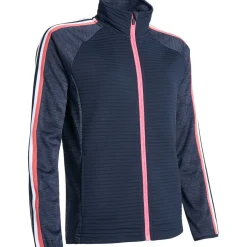 Abacus Turnberry 3D Stripe Full Zip Outerwear Jacket Golf Apparel
