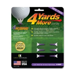 Accelerated Golf 4 Yards More 4HYBRID Golf Tees