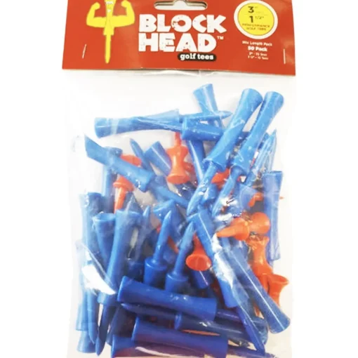 Accelerated Golf Block Head Tees Golf Tees