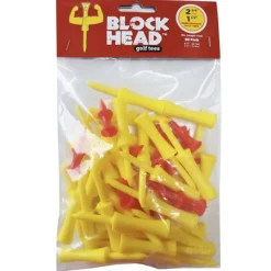 Accelerated Golf Block Head Tees Golf Tees