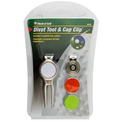 Accelerated Golf Divot Tool and Cap Clip Tools