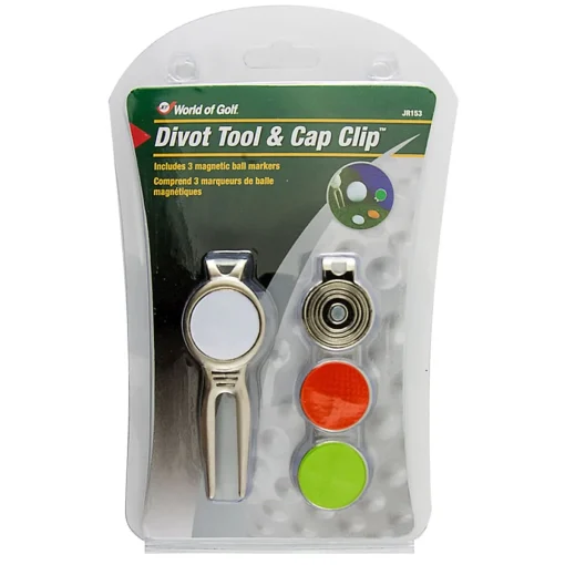 Accelerated Golf Divot Tool and Cap Clip Tools