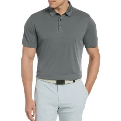 Accelerated Golf Eco Birdseye - Off Left Chest Shirt Polo Short Sleeve Golf Apparel