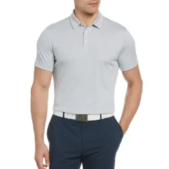 Accelerated Golf Eco Birdseye - Off Left Chest Shirt Polo Short Sleeve Golf Apparel