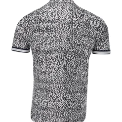 Adidas AdiCross Leopard Shirt Polo Short Sleeve Golf Apparel