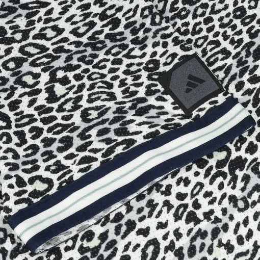 Adidas AdiCross Leopard Shirt Polo Short Sleeve Golf Apparel