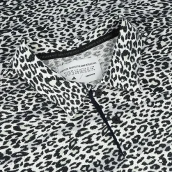 Adidas AdiCross Leopard Shirt Polo Short Sleeve Golf Apparel