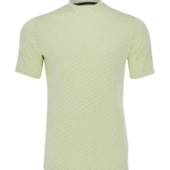 Adidas Adicross Monogram Mock Neck Shirt Polo Short Sleeve Golf Apparel