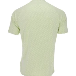 Adidas Adicross Monogram Mock Neck Shirt Polo Short Sleeve Golf Apparel