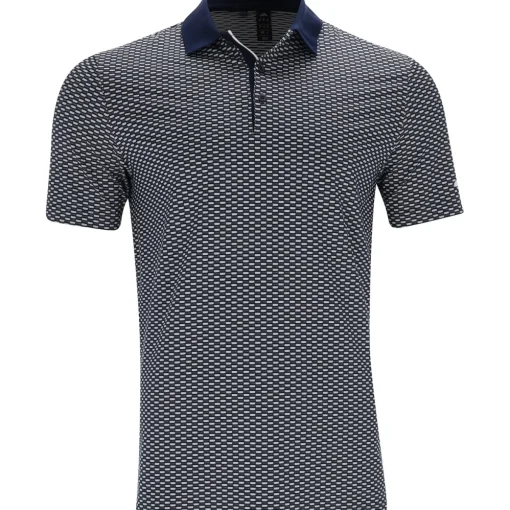 Adidas Beyond Textured Shirt Polo Short Sleeve Golf Apparel