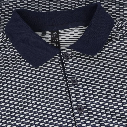 Adidas Beyond Textured Shirt Polo Short Sleeve Golf Apparel