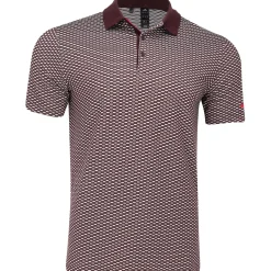 Adidas Beyond Textured Shirt Polo Short Sleeve Golf Apparel