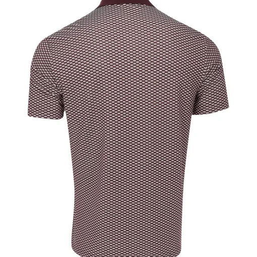 Adidas Beyond Textured Shirt Polo Short Sleeve Golf Apparel