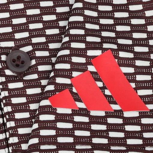 Adidas Beyond Textured Shirt Polo Short Sleeve Golf Apparel