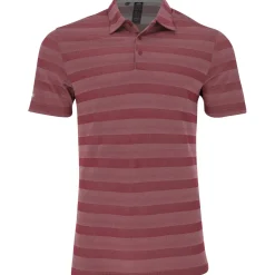 Adidas 2-Color Stripe Shirt Polo Short Sleeve Golf Apparel