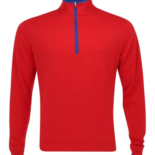 Adidas Core Lightweight Quarter Zip Outerwear Pullover Golf Apparel