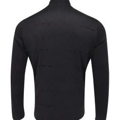 Adidas Core Printed Quarter Zip Outerwear Pullover Golf Apparel
