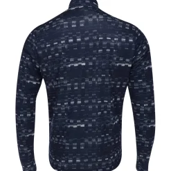 Adidas Core Printed Quarter Zip Outerwear Pullover Golf Apparel