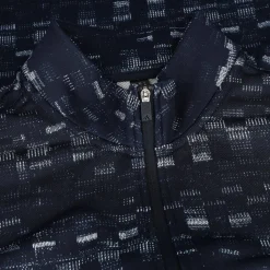 Adidas Core Printed Quarter Zip Outerwear Pullover Golf Apparel