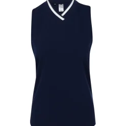 Adidas Go To Sleeveless Shirt Polo Short Sleeve Golf Apparel