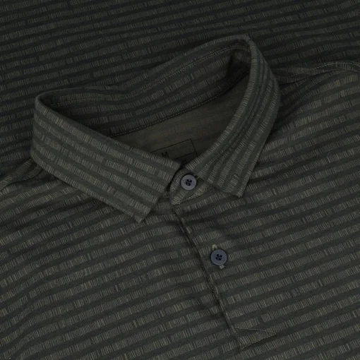 Adidas Go To Stripe Shirt Polo Short Sleeve Golf Apparel