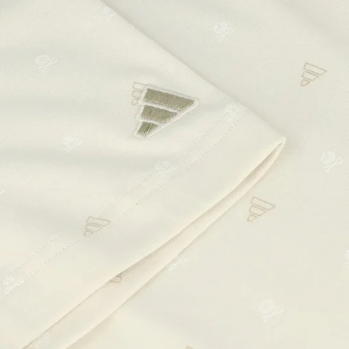 Adidas Go-To Mini-Crest Print Shirt Polo Short Sleeve Golf Apparel