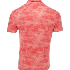 Adidas Go-To Printed Mesh Shirt Polo Short Sleeve Golf Apparel