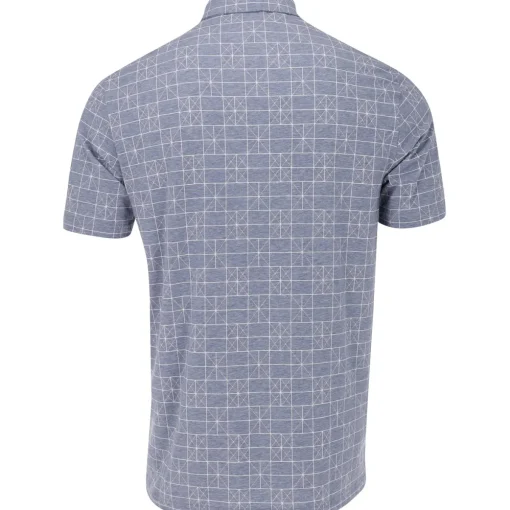 Adidas Go-To Printed Shirt Polo Short Sleeve Golf Apparel