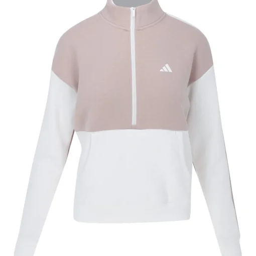 Adidas Half Zip Outerwear Jacket Golf Apparel