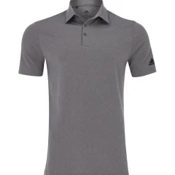 Adidas Heather Shirt Polo Short Sleeve Golf Apparel