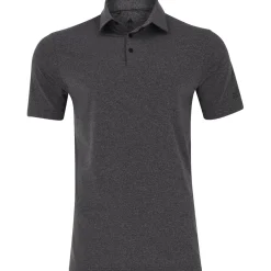 Adidas Heather Shirt Polo Short Sleeve Golf Apparel