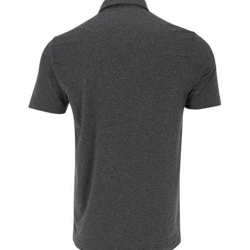 Adidas Heather Shirt Polo Short Sleeve Golf Apparel