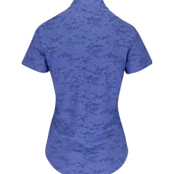 Adidas Jacquard Shirt Polo Short Sleeve Golf Apparel