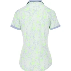 Adidas Jacquard Shirt Polo Short Sleeve Golf Apparel