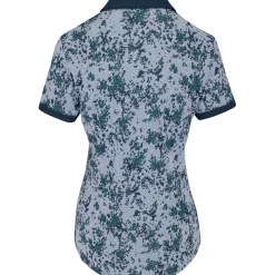 Adidas Jacquard Shirt Polo Short Sleeve Golf Apparel