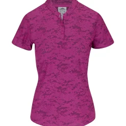 Adidas Jacquard Shirt Polo Short Sleeve Golf Apparel