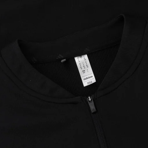 Adidas Knit Bomber Outerwear Jacket Golf Apparel