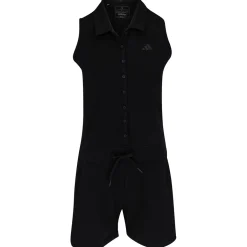 Adidas Knit Sleeveless Romper Dress Polo Short Sleeve Golf Apparel