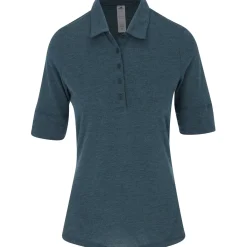 Adidas Melange Shirt Polo Short Sleeve Golf Apparel