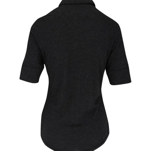 Adidas Melange Shirt Polo Short Sleeve Golf Apparel