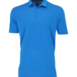 Adidas Ottoman Pencil Stripe Shirt Polo Short Sleeve Golf Apparel