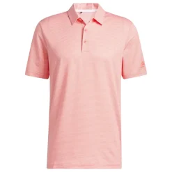 Adidas Ottoman Pencil Stripe Shirt Polo Short Sleeve Golf Apparel