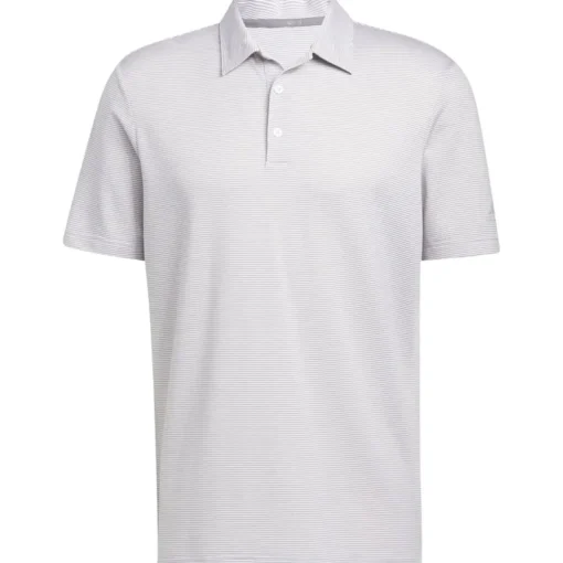 Adidas Ottoman Pencil Stripe Shirt Polo Short Sleeve Golf Apparel