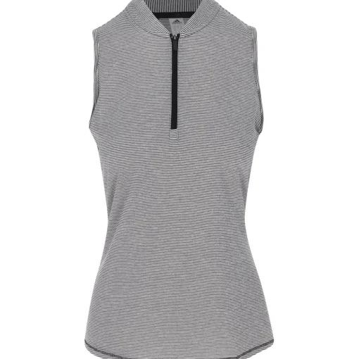 Adidas Ottoman Two Tone Sleeveless Shirt Polo Short Sleeve Golf Apparel