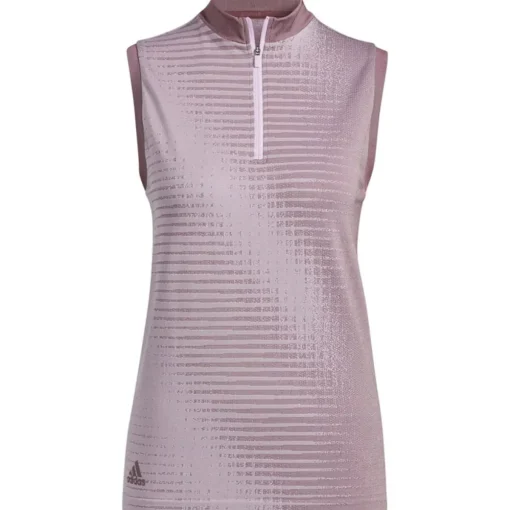 Adidas PrimeKnit Sleeveless Shirt Polo Short Sleeve Golf Apparel
