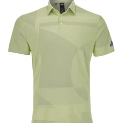Adidas Shapes Jacquard Shirt Polo Short Sleeve Golf Apparel