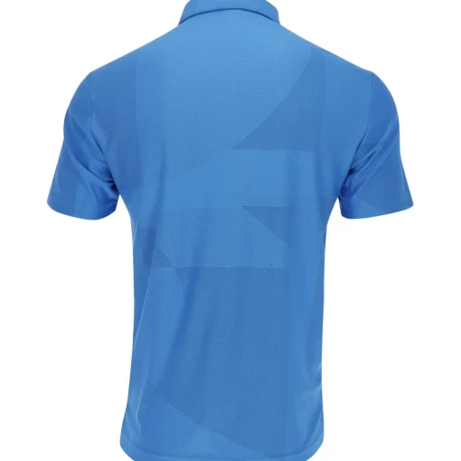 Adidas Shapes Jacquard Shirt Polo Short Sleeve Golf Apparel
