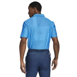 Adidas Shapes Jacquard Shirt Polo Short Sleeve Golf Apparel