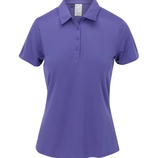 Adidas Solid Performance Shirt Polo Short Sleeve Golf Apparel