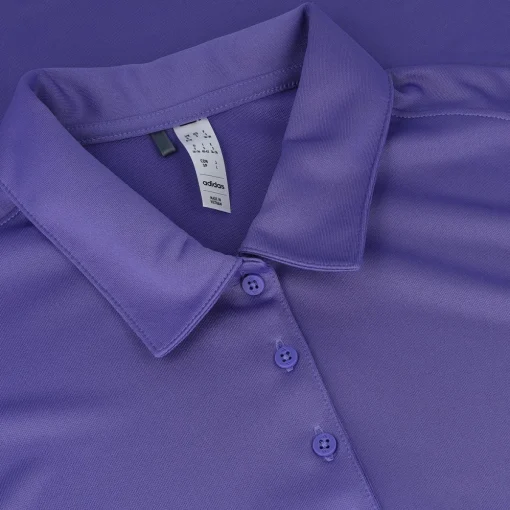 Adidas Solid Performance Shirt Polo Short Sleeve Golf Apparel